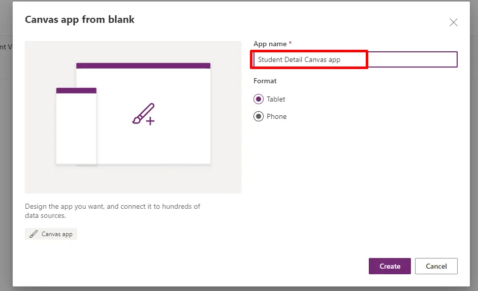 Leveraging sharepoint list in Canvas application - screenshot 2