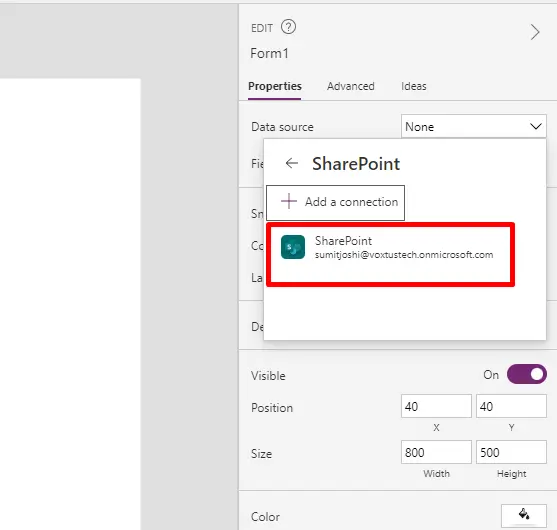 Leveraging sharepoint list in Canvas application - screenshot 7