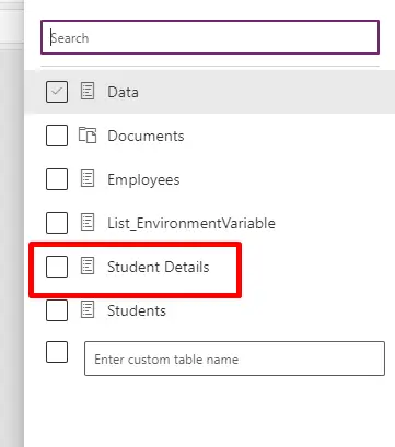 Leveraging sharepoint list in Canvas application - screenshot 9