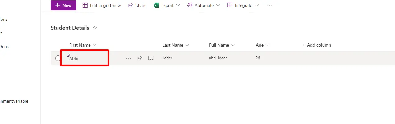 Leveraging sharepoint list in Canvas application - screenshot 13
