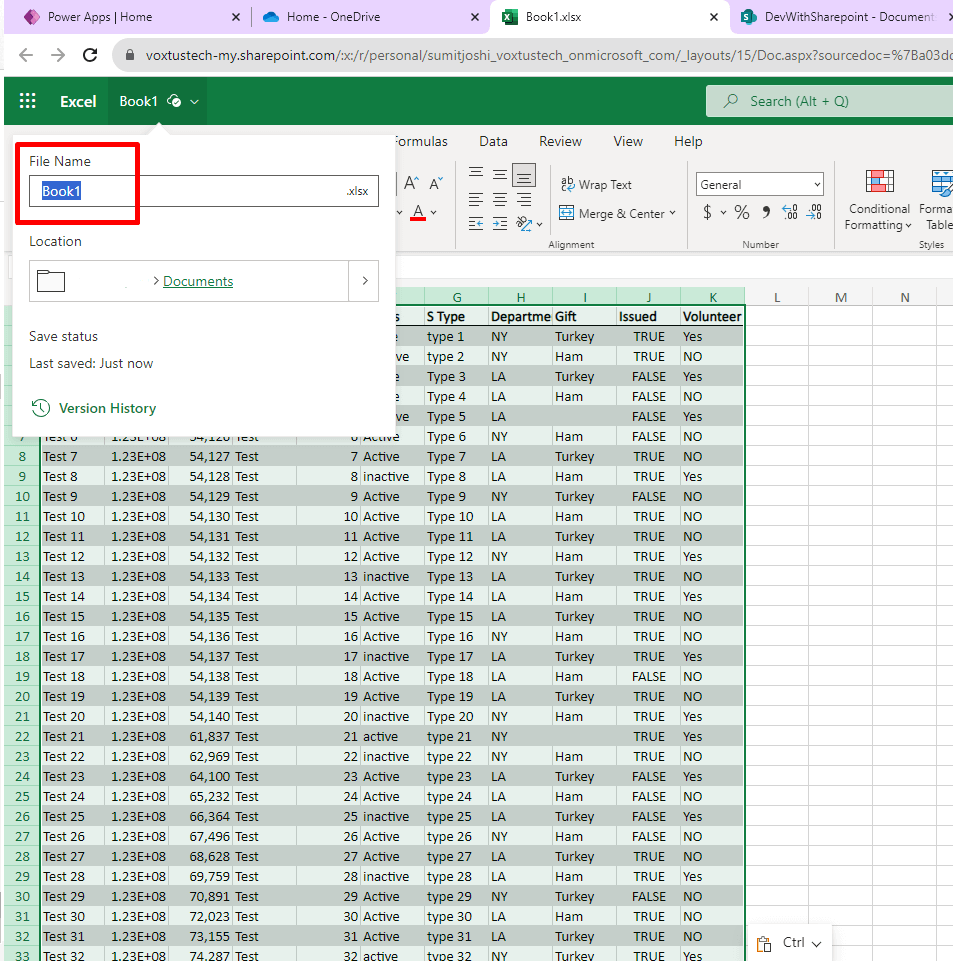 How to create table in Excel through Microsoft Power Automate - screenshot 2
