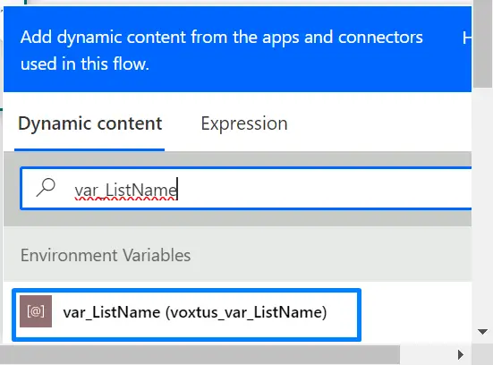 environment variables
