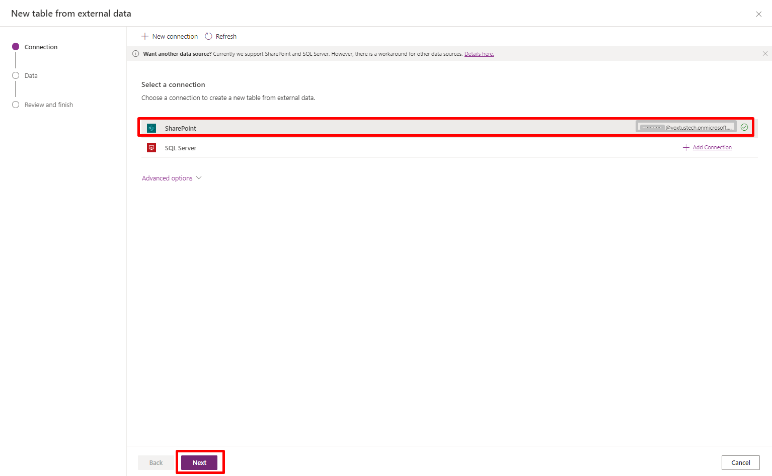 Exploring Virtual Tables in Dataverse with SharePoint Connector - screenshot 3