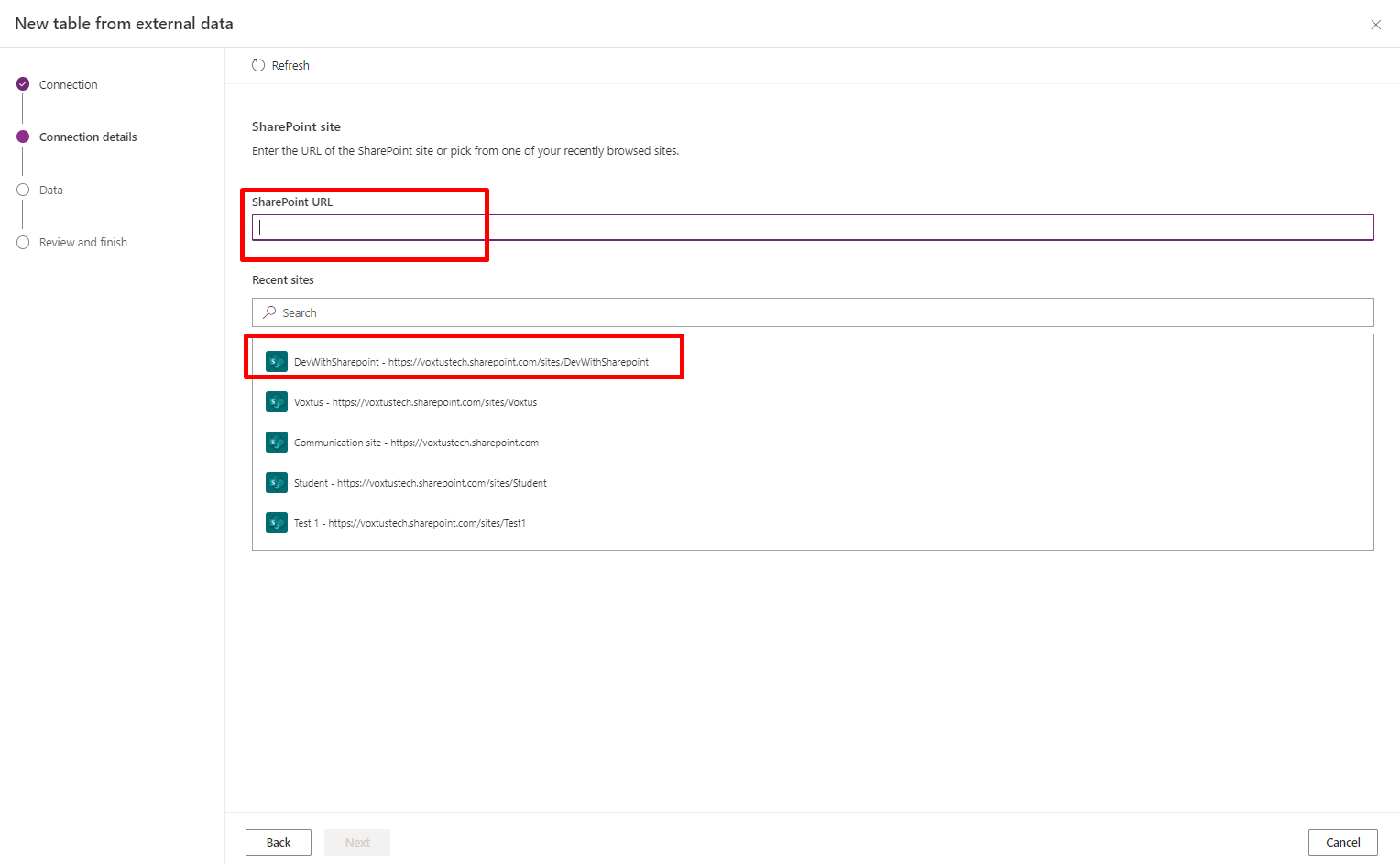 Exploring Virtual Tables in Dataverse with SharePoint Connector - screenshot 4