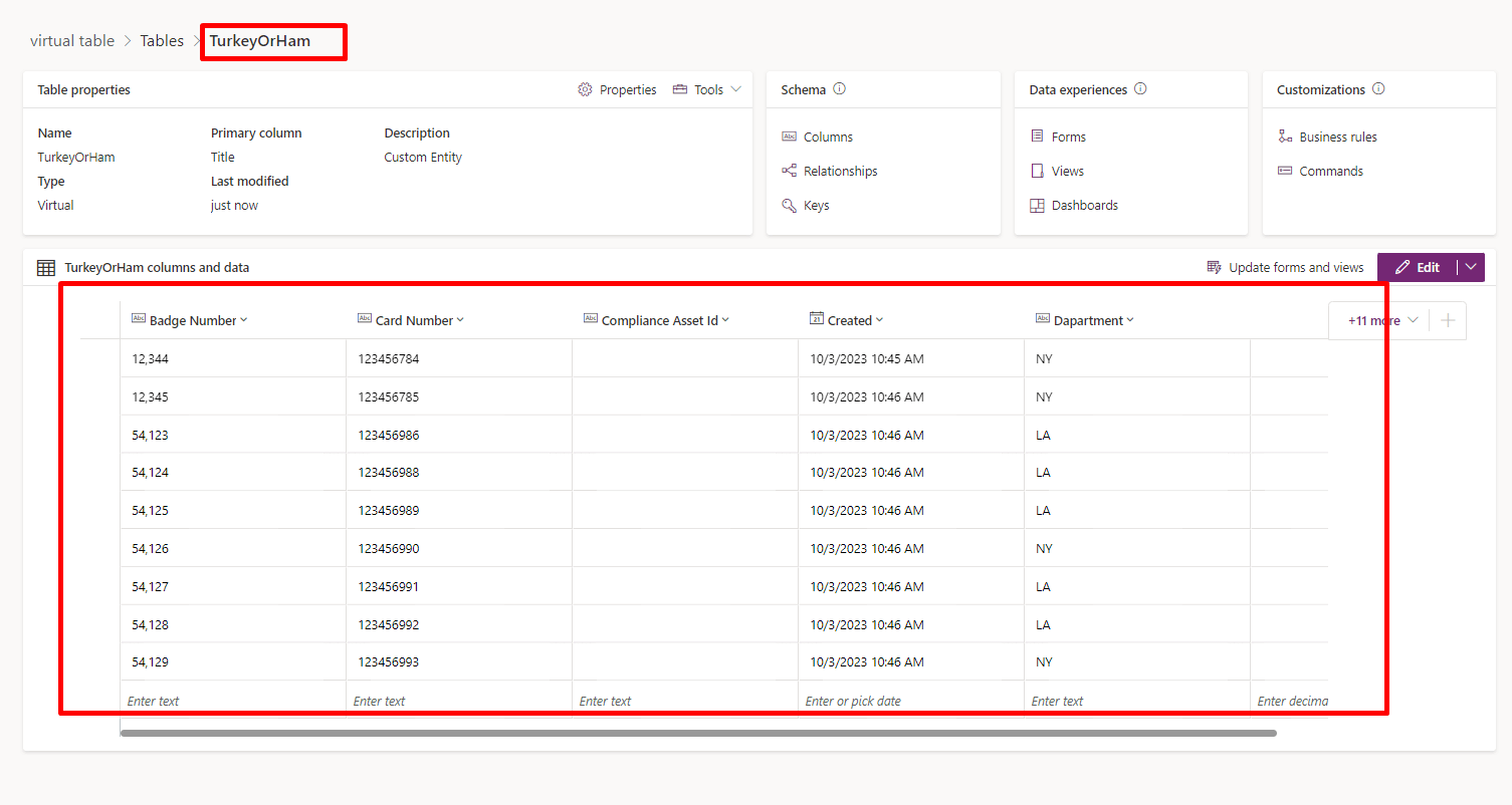 Exploring Virtual Tables in Dataverse with SharePoint Connector - screenshot 9