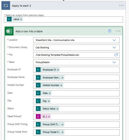 Using Power Automate to Export Data to Excel from SharePoint - screenshot 7