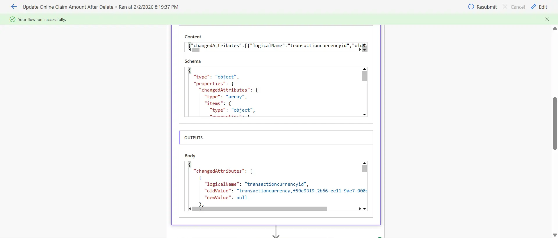 Fixing “Invalid type. Expected String but got Null” Error in Power Automate Parse JSON - screenshot 2