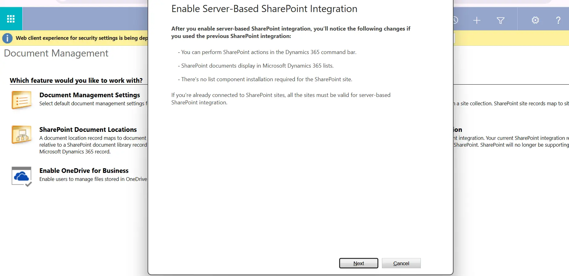 How to Add a Document Location Subgrid in a Form with SharePoint Integration - screenshot 9