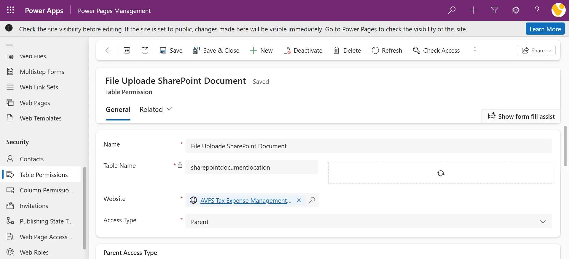 File Upload SharePoint Document