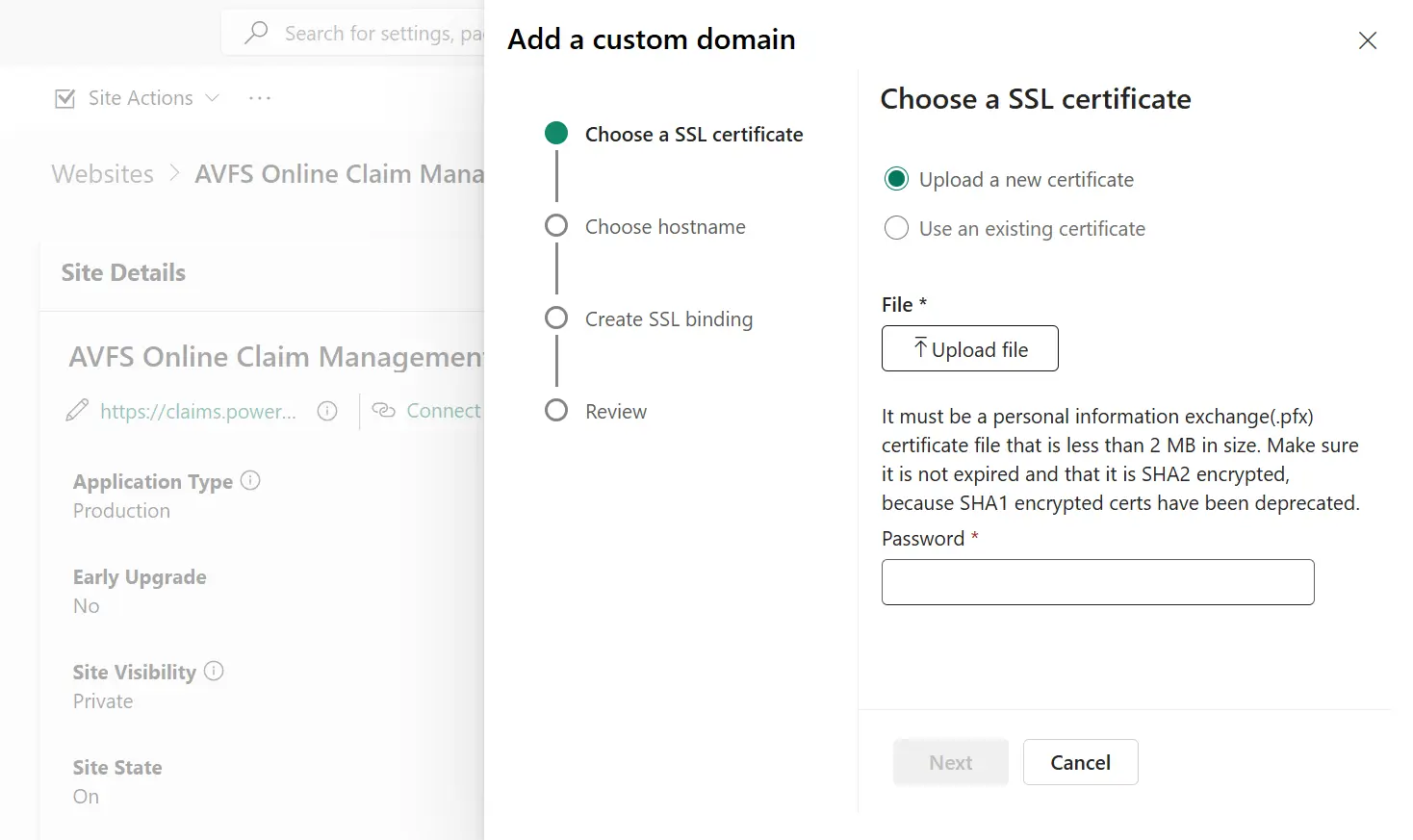 SSL Certificate