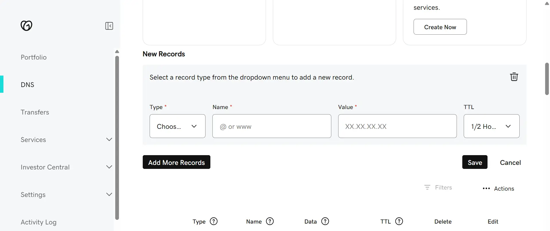 Add DNS Record
