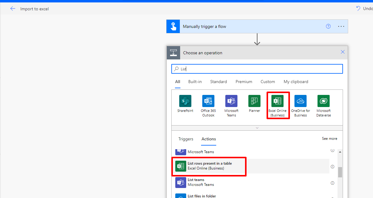 How to Import Excel Data in SharePoint List through Power Automate Flow - screenshot 3