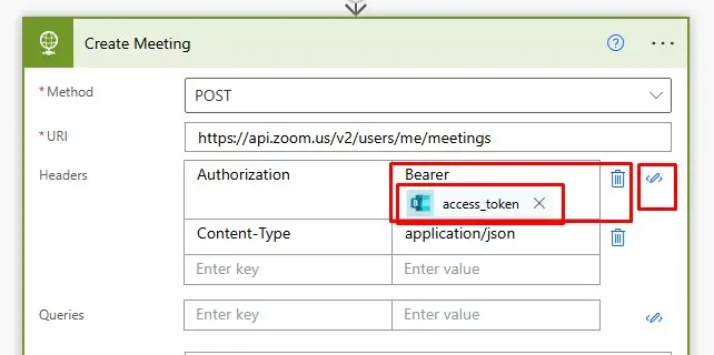 Create a Zoom meeting via Power Automate - screenshot 31