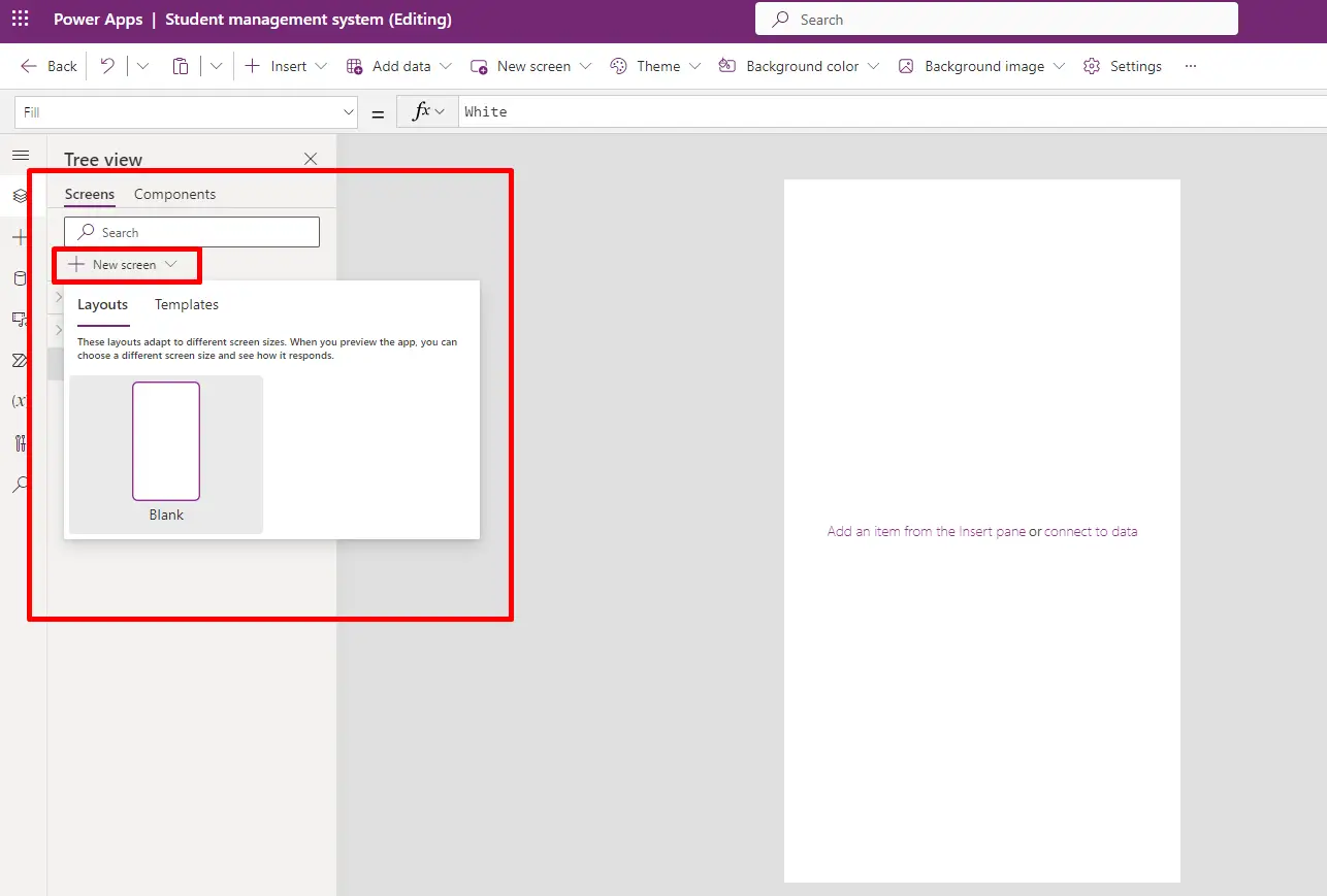 Adding Screen - screenshot 1