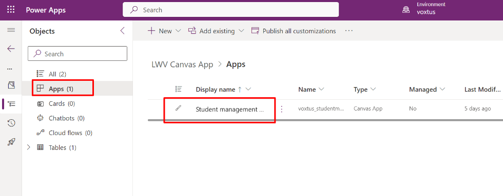 Build a Canvas Application Quickly - screenshot 2