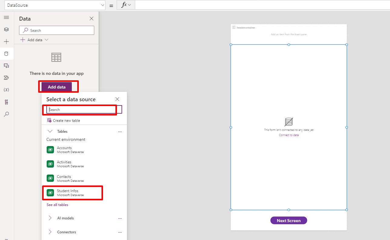 Build a Canvas Application Quickly - screenshot 5