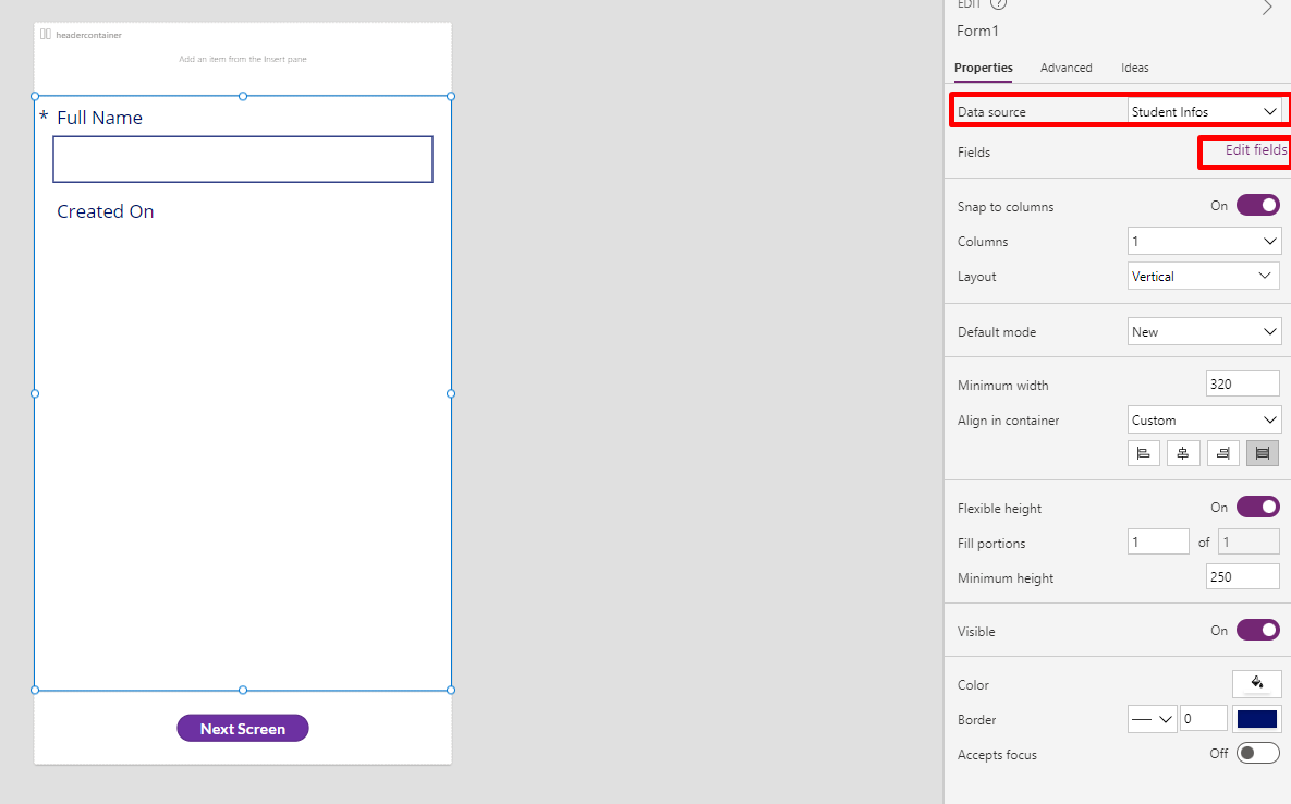 Build a Canvas Application Quickly - screenshot 7