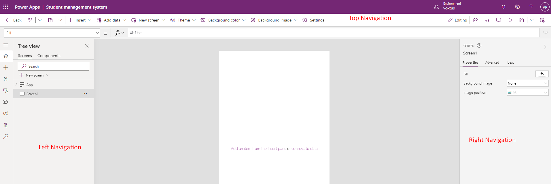 Canvas App Interface - screenshot 1