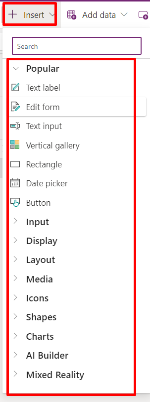 Canvas App Interface - screenshot 2