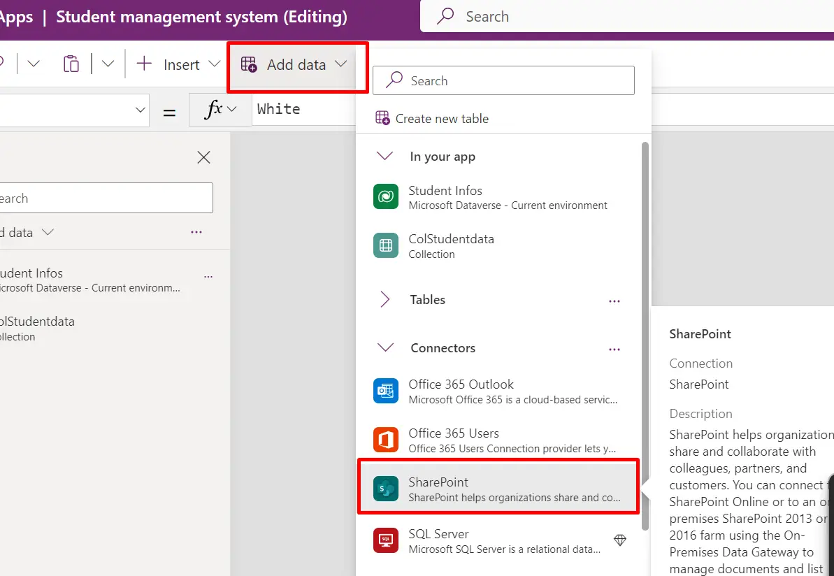 Creating Connections and Configuring Data Sources - screenshot 2