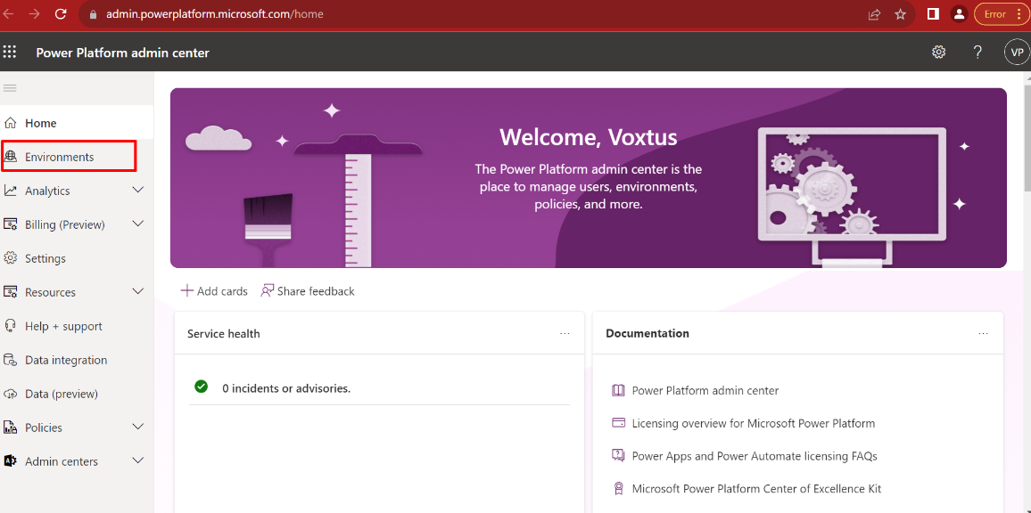 Creating New Environment Publisher Solution - screenshot 3