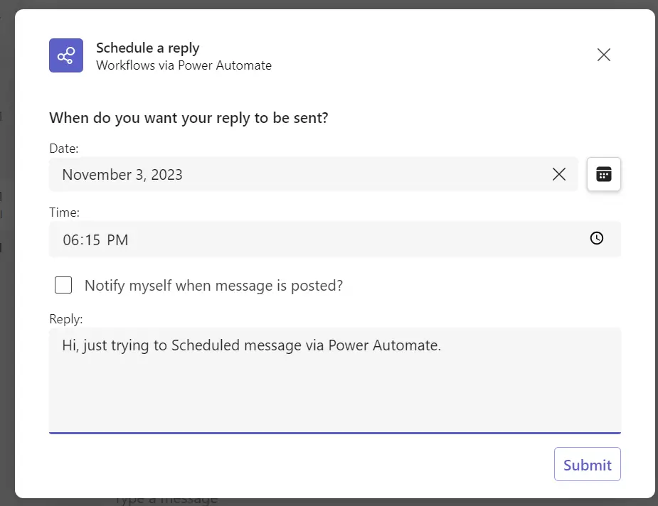 Creating Flow using Template - screenshot 6