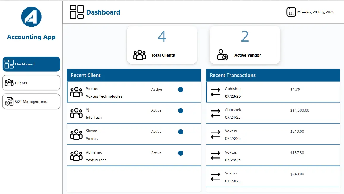 Comprehensive PowerApps Accounting App for Client Finance | Voxtus