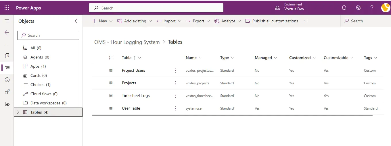 Timesheet Logs Application Using Power Apps & Dataverse | Voxtus